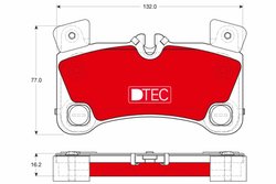 Set placute frana TRW GDB1775DTE