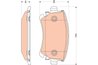 SET PLACUTE FRANA TRW GDB1769 - Compatibil cu AUDI