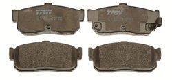 SET PLACUTE FRANA TRW GDB3274 - Compatibil cu INFINITI, NISSAN