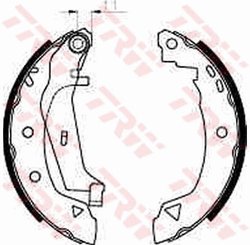 SET SABOTI FRANA TRW GS8240 - Compatibil cu ALFA ROMEO, CITROEN, DACIA, RENAULT