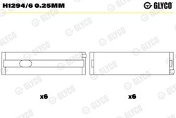 CUZINETI ARBORE COTIT GLYCO H1294/6 0.25MM - Compatibil cu VW
