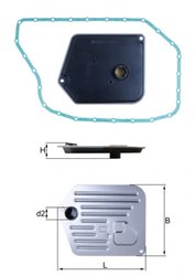 FILTRU HIDRAULIC CUTIE DE VITEZE AUTOMATA KNECHT HX 268D - Compatibil cu AUDI