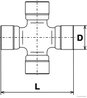 ARTICULATIE, ARBORE ARTICULAT HERTH+BUSS JAKOPARTS J2920501 - Compatibil cu HYUNDAI