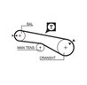 SET DISTRIBUTIE CUREA GATES K045255XS - Compatibil cu HYUNDAI, KIA