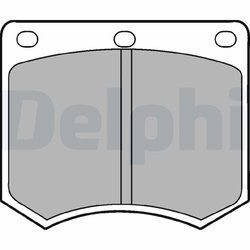 Set placute frana Delphi LP154
