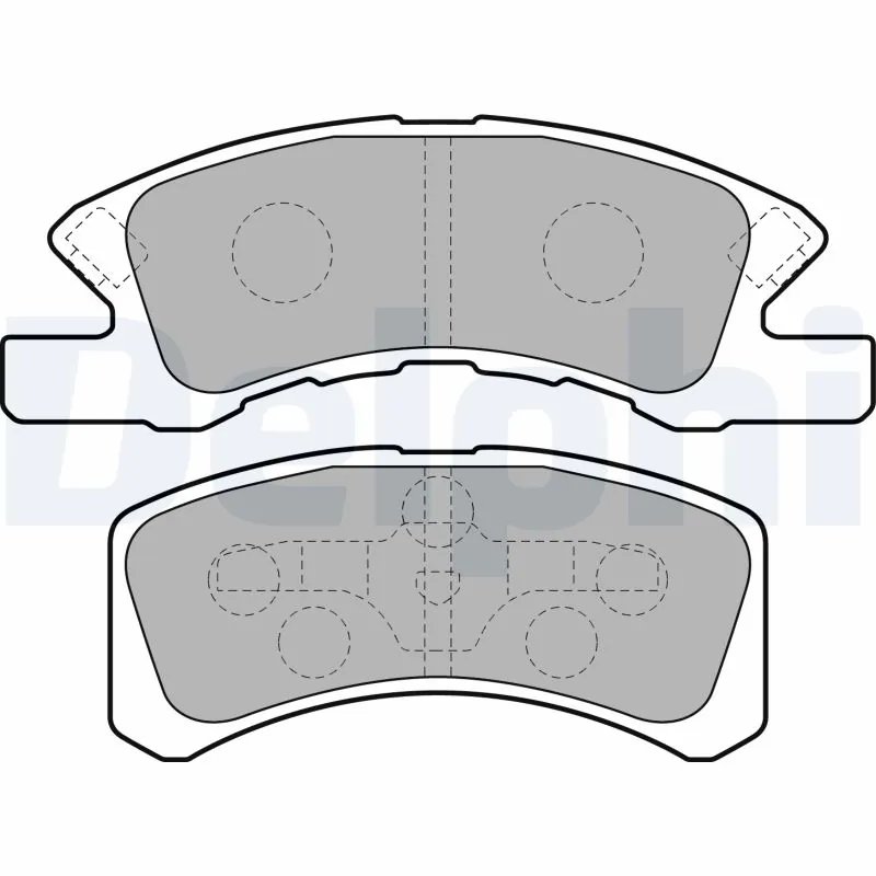 SET PLACUTE FRANA DELPHI LP1918 - Compatibil cu DAIHATSU, MITSUBISHI
