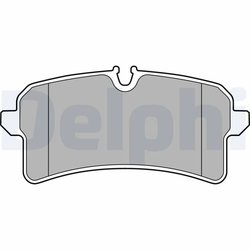 Set placute frana Delphi LP2706