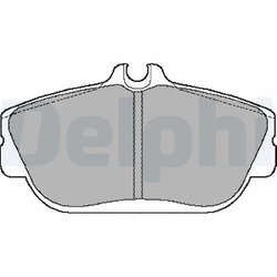 SET PLACUTE FRANA DELPHI LP887 - Compatibil cu FORD USA, MERCURY