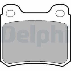 Set placute frana Delphi LP915