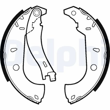 SET SABOTI FRANA DELPHI LS1379 - Compatibil cu ALFA ROMEO, FIAT
