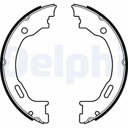 Set saboti frana Delphi LS2077