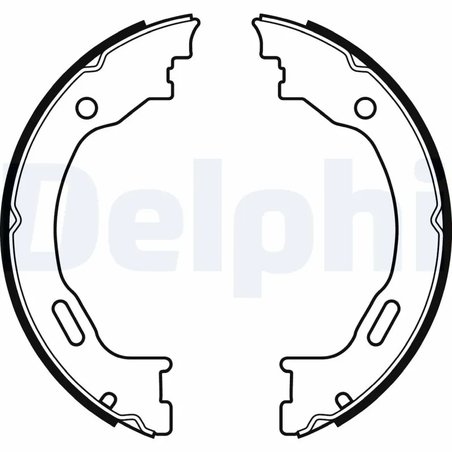Set saboti frana Delphi LS2077