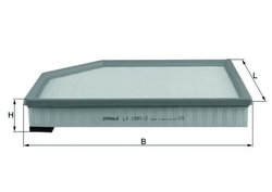 Filtru aer KNECHT LX 1591/2