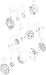 ALTERNATOR MAHLE MG 23 - Piesa auto compatibila cu mai multe marci