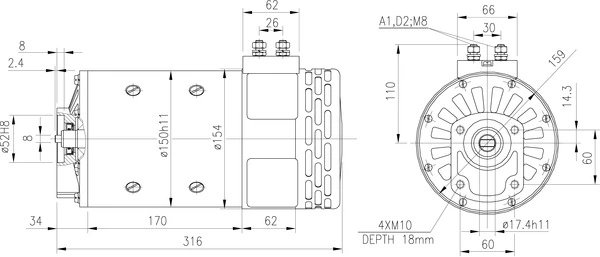 MOTOR ELECTRIC MAHLE MM 116 - Piesa auto compatibila cu mai multe marci