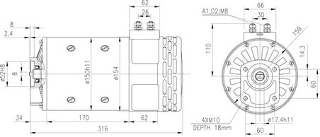 MOTOR ELECTRIC MAHLE MM 116 - Piesa auto compatibila cu mai multe marci