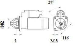 Electromotor MAHLE MS 1083