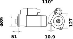 ELECTROMOTOR MAHLE MS 452 - Piesa auto compatibila cu mai multe marci