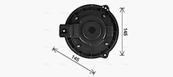 Ventilator habitaclu Ava Quality Cooling OL8728