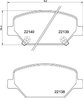 Set placute frana Brembo P 07 007