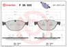 SET PLACUTE FRANA BREMBO P 36 025 - Compatibil cu JAGUAR