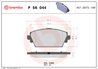 SET PLACUTE FRANA BREMBO P 56 044 - Compatibil cu NISSAN