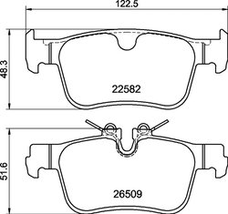 Set placute frana Brembo P 86 035