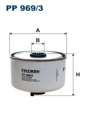 FILTRU COMBUSTIBIL FILTRON PP 969/3 - Compatibil cu LAND ROVER