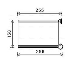 Schimbator caldura incalzire habitaclu Ava Quality Cooling R