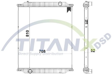 Radiator racire motor TITANX RX609015
