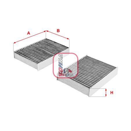 FILTRU AER HABITACLU SOFIMA S 4104 CA - Compatibil cu ALFA ROMEO
