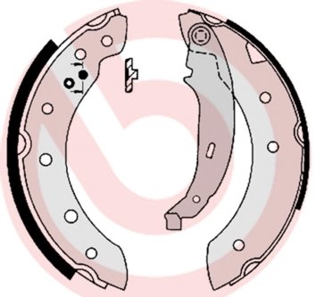 Set saboti frana Brembo S 61 520