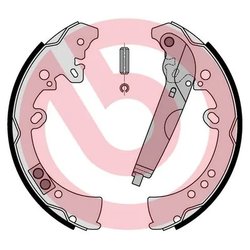 Set saboti frana Brembo S 83 570