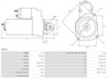 ELECTROMOTOR AS-PL S3014 - Compatibil cu ALPINE, DACIA, DAF, RENAULT, VOLVO