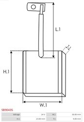 Perie electromotor AS-PL SB9043S
