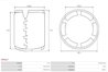 BOBINA CUPLAJ, DEMAROR AS-PL SF0017 - Piesa auto compatibila cu mai multe marci
