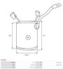 BOBINA CUPLAJ, DEMAROR AS-PL SF3006 - Piesa auto compatibila cu mai multe marci