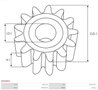KIT REPARATIE ELECTROMOTOR AS-PL SGK0001 - Piesa auto compatibila cu mai multe marci