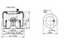 BURDUF SUSPENSIE PNEUMATICA CONTITECH AIR SPRING SK 175-604 P01 - Piesa auto compatibila cu mai multe marci