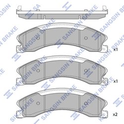 Set placute frana Hi-Q SP1763
