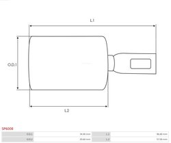 Kit reparatie electromotor AS-PL SP6008