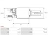SOLENOID ELECTROMOTOR AS-PL SS0096 - Piesa auto compatibila cu mai multe marci