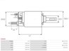 SOLENOID ELECTROMOTOR AS-PL SS4028 - Piesa auto compatibila cu mai multe marci