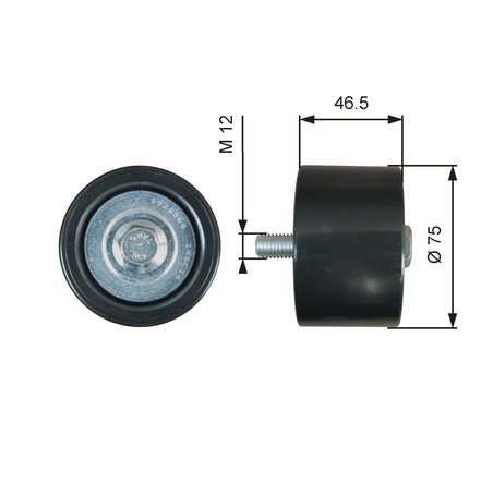 Rola ghidare curea transmisie Gates T36626