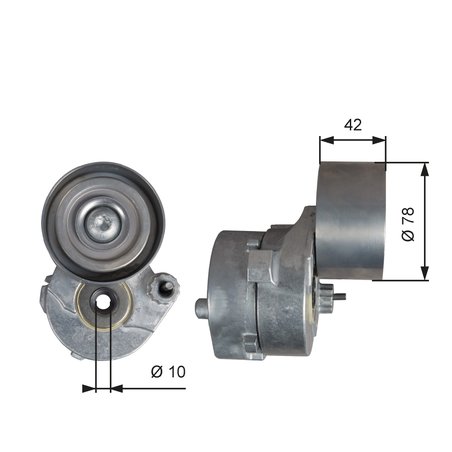 INTINZATOR CUREA DISTRIBUTIE GATES T38560 - Compatibil cu MERCEDES-BENZ
