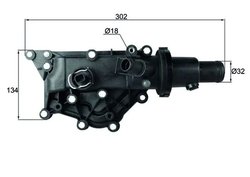 TERMOSTAT LICHID RACIRE MAHLE TH 59 89 - Compatibil cu RENAULT