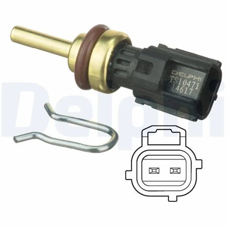 SENZOR TEMPERATURA LICHID RACIRE DELPHI TS10471 - Compatibil cu FORD, LAND ROVER, VOLVO