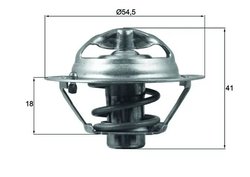 TERMOSTAT LICHID RACIRE MAHLE TX 162 82D - Compatibil cu DACIA, HYUNDAI, INFINITI, KIA, LADA, MITSUBISHI, NISSAN, RENAULT