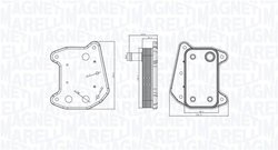Radiator ulei / termoflot Magneti Marelli 350300001800