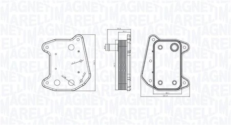 Radiator ulei / termoflot Magneti Marelli 350300001800
